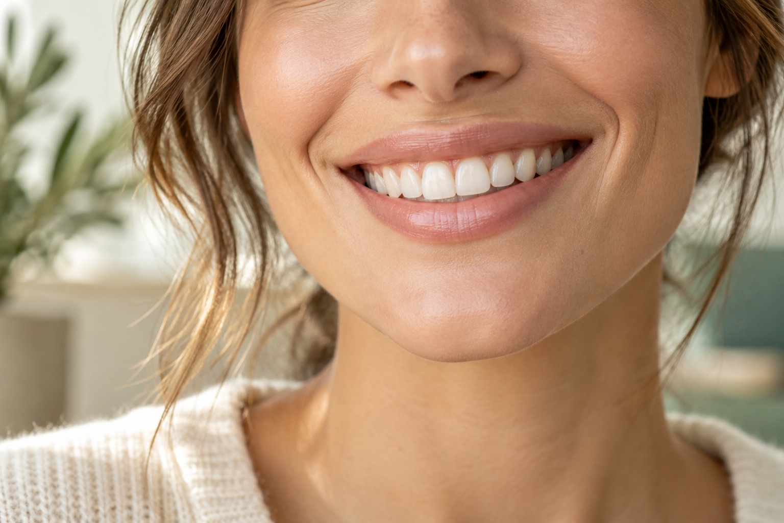 Imagem ilustrativa de um sorriso natural